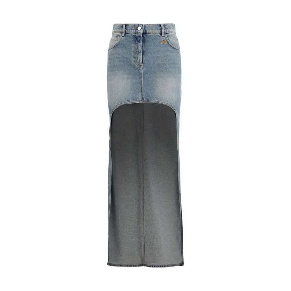 Courrèges Blue Denim Women's Skirt